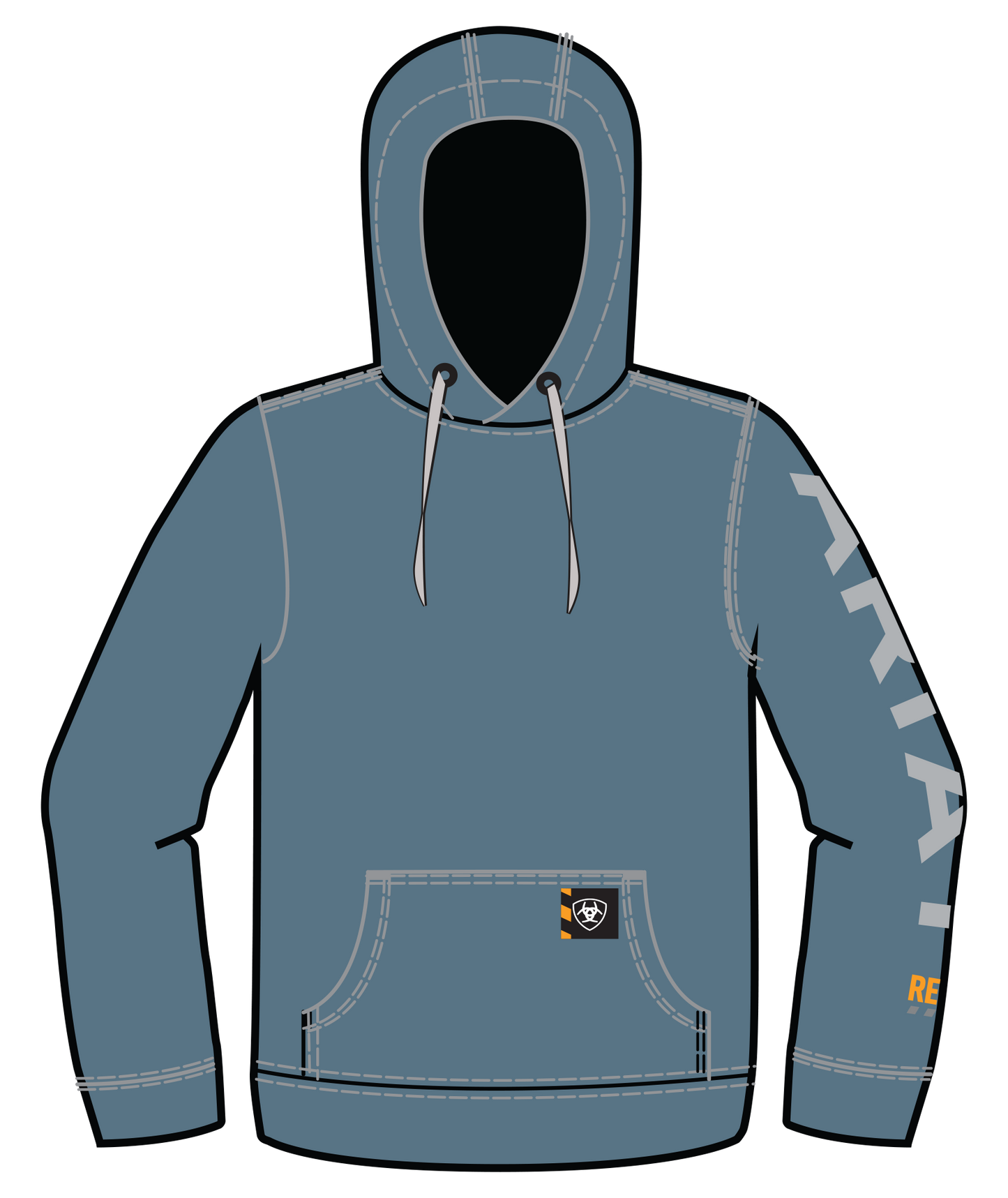 ARIAT - REBAR GRAPHIC HOODIE - 10062545