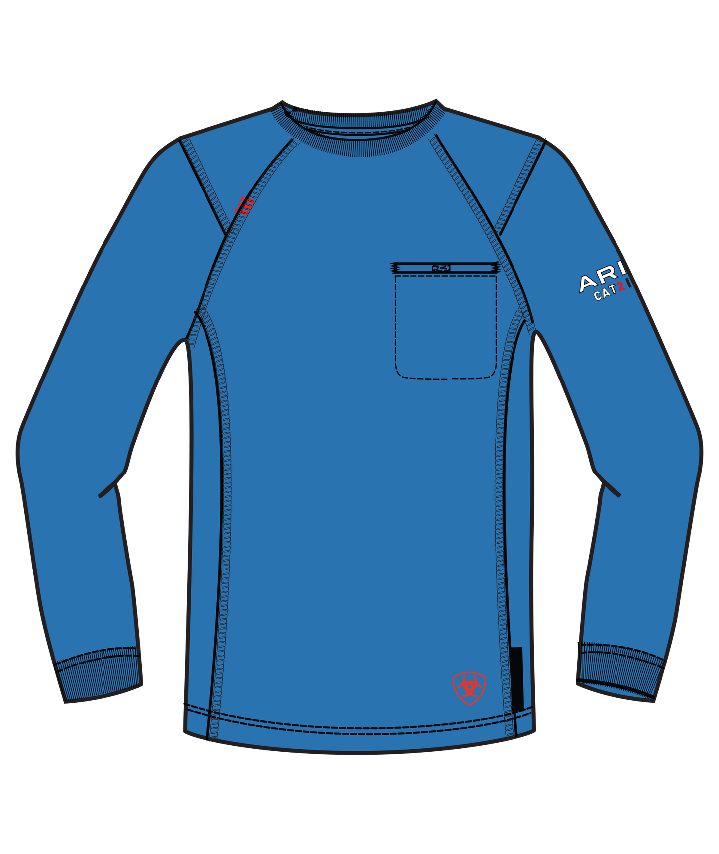 ARIAT FR - FR AIR CREW T-SHIRT - 10062563