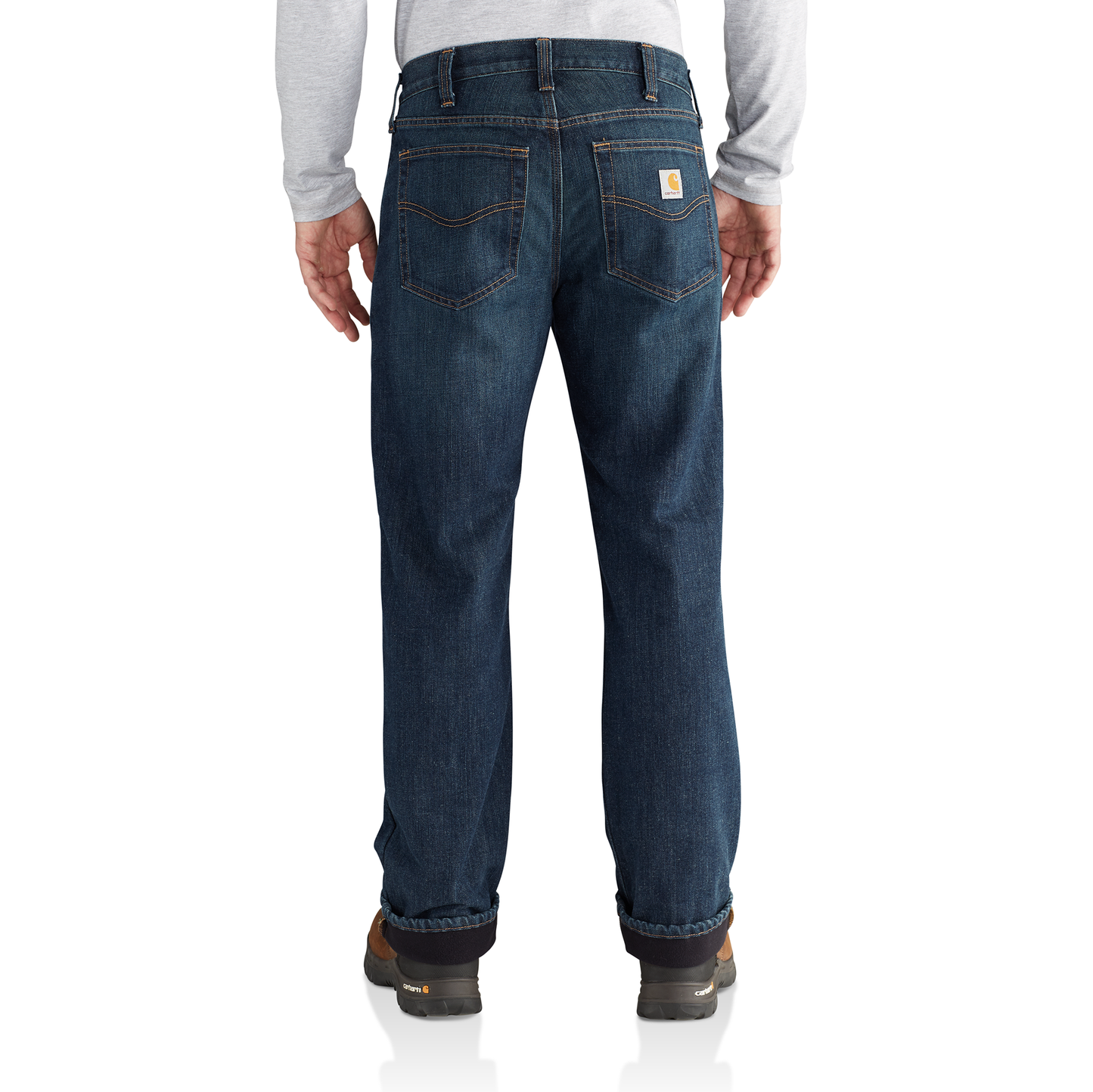 CARHARTT - RELAXED FIT HALTER JEAN FLEECE LINED - 102803