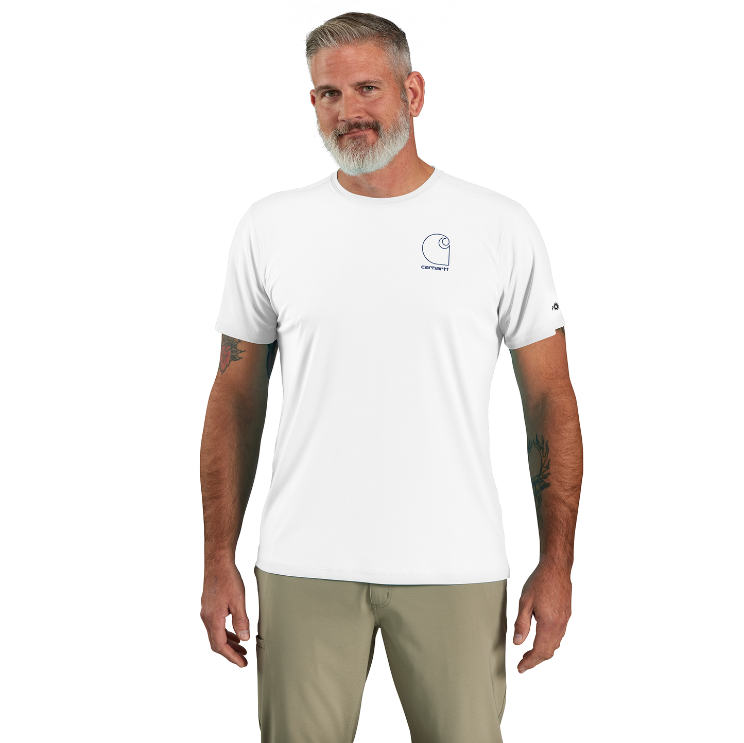 CARHARTT - FORCE SUN DEFENDER LIGHTWEIGHT SHORT-SLEEVE LOGO GRAPHIC T-SHIRT - 106163
