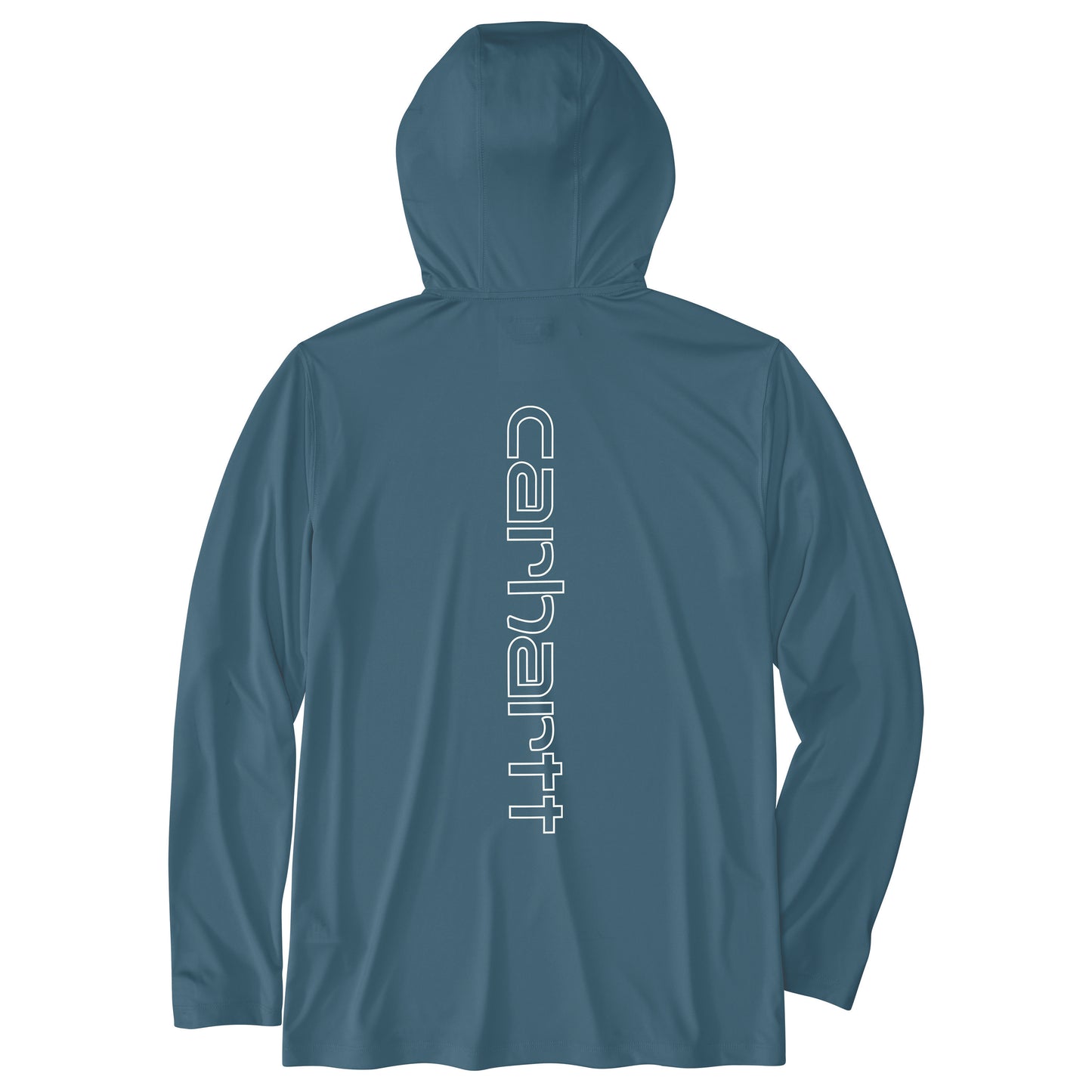 CARHARTT - FORCE SUN DEFENDER LIGHTWEIGHT LONG-SLEEVE HOODED LOGO GRAPHIC T-SHIRT - 106165