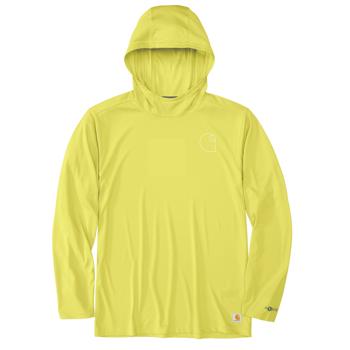 CARHARTT - FORCE SUN DEFENDER LIGHTWEIGHT LONG-SLEEVE HOODED LOGO GRAPHIC T-SHIRT - 106165