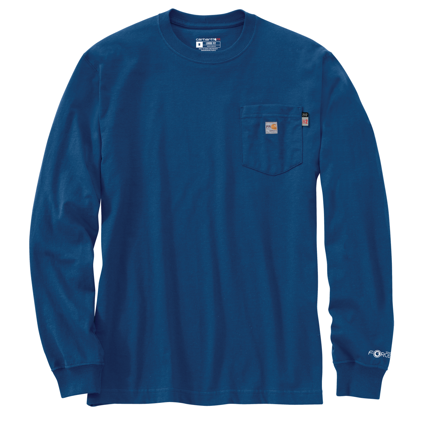 CARHARTT FR - FLAME RESISTANT FORCE LOOSE FIT LONG-SLEEVE LIGHTWEIGHT OIL RIG GRAPHIC T-SHIRT - 106897