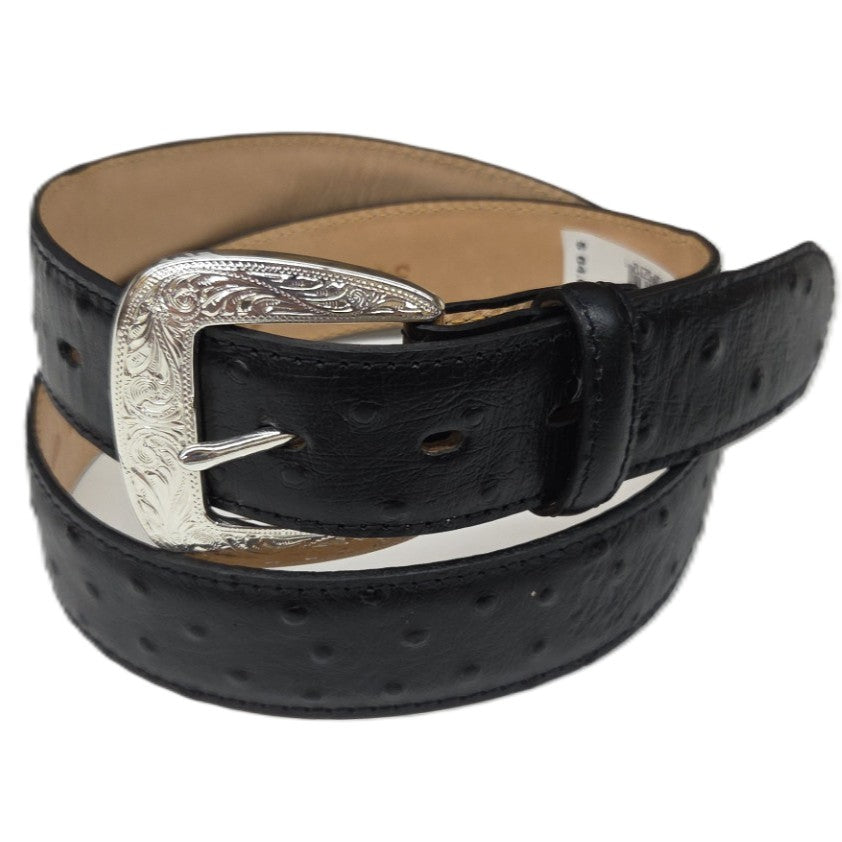 TONY LAMA - OSTRICH PRINT WESTERN BELT
