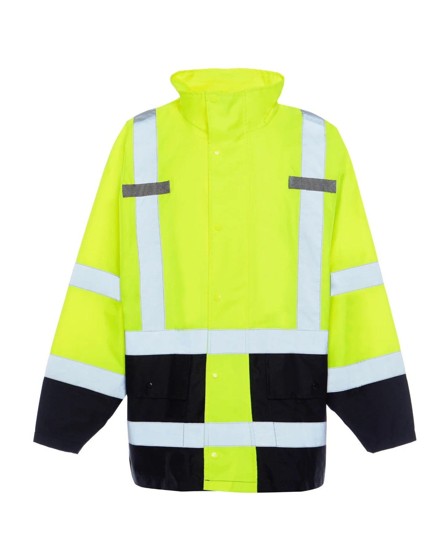UTILITY PRO - HIVIS WATERPROOF RAIN JACKET WITH TEFLON FABRIC PROTECTOR - UHV822X
