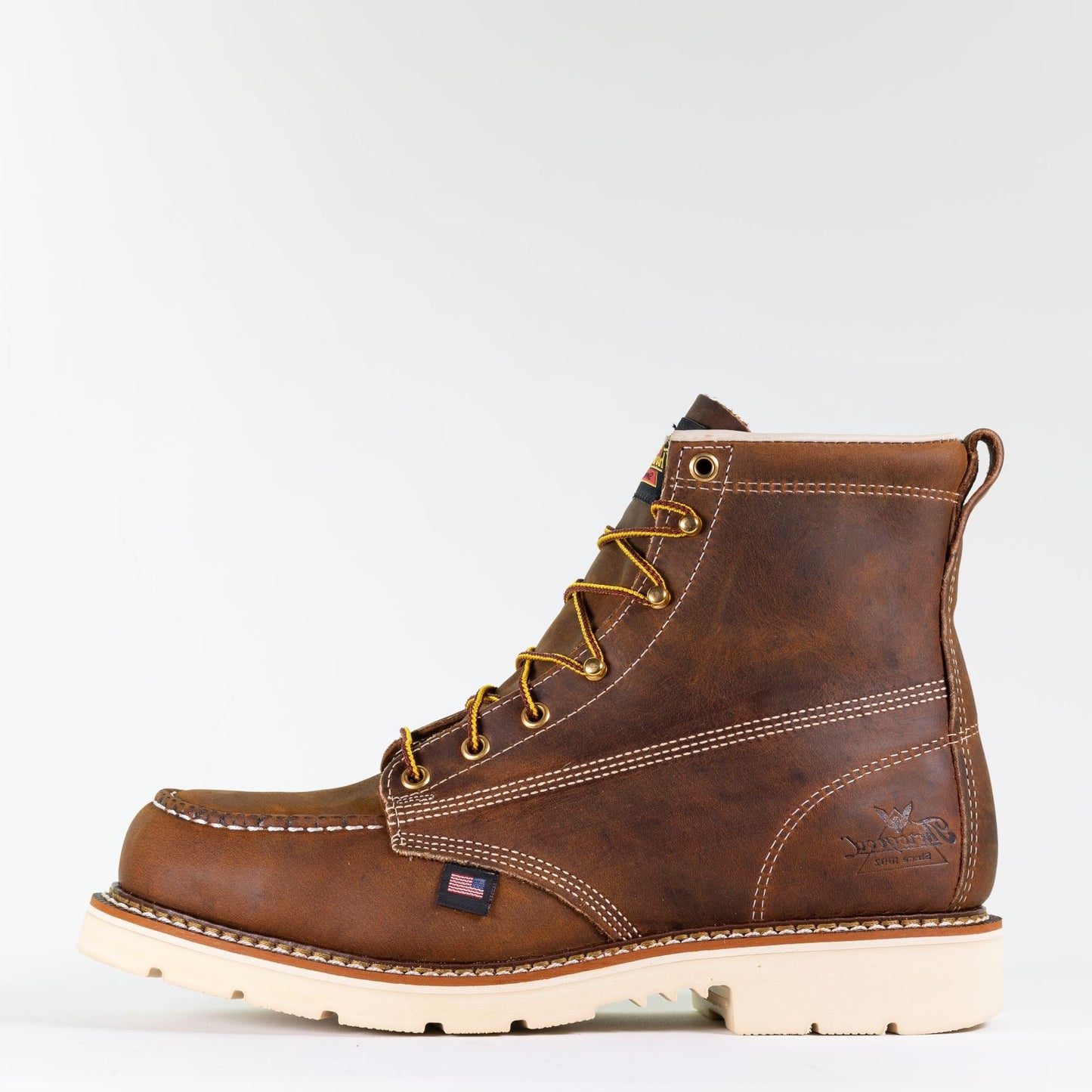 THOROGOOD - 6" AMERICAN HERITAGE - TRAIL CRAZY HORSE - MOC TOE MAXWEAR 90 DEGREE - AMERICAN MADE (SAFETY TOE) - 804-4375