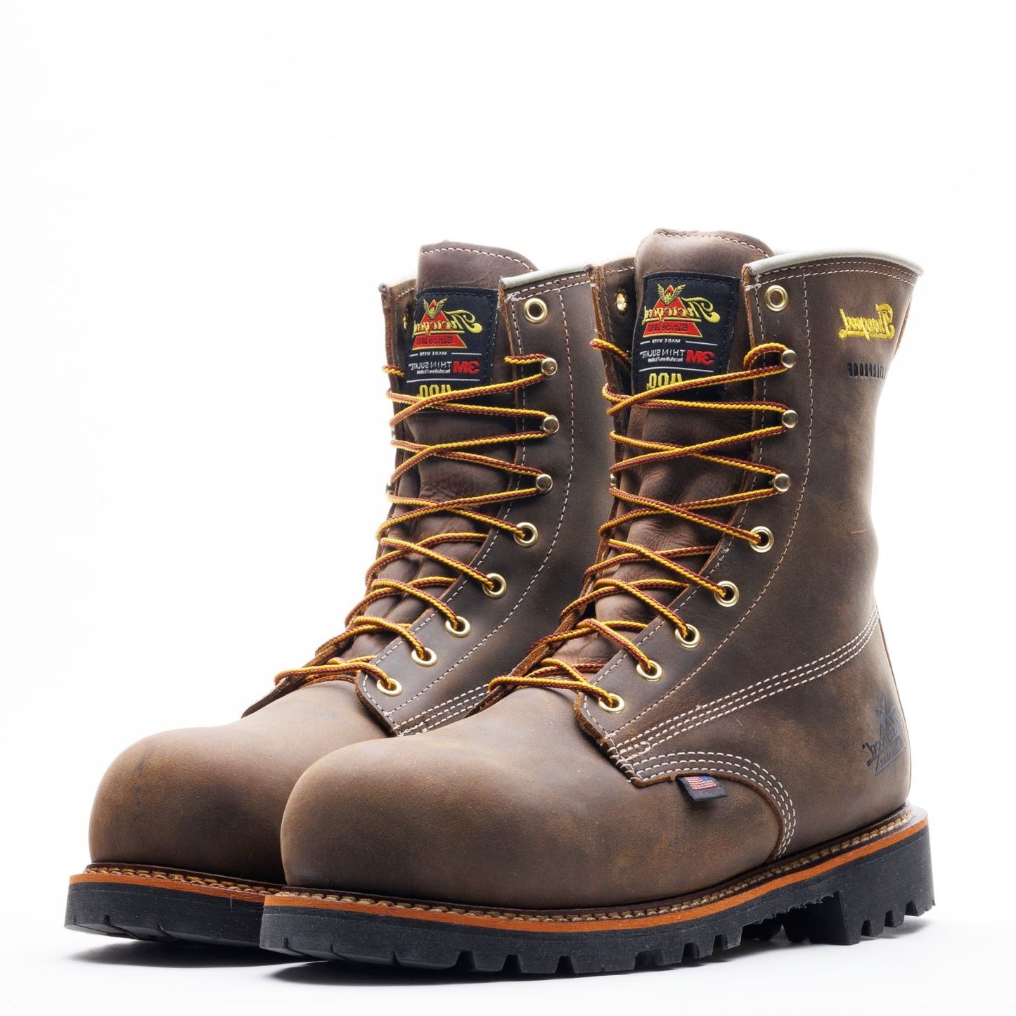 THOROGOOD - 8" AMERICAN LEGACY - 400G INSULATED - CRAZY HORSE - WATERPROOF - AMERICAN MADE (NANO TOE ) - 804-4520