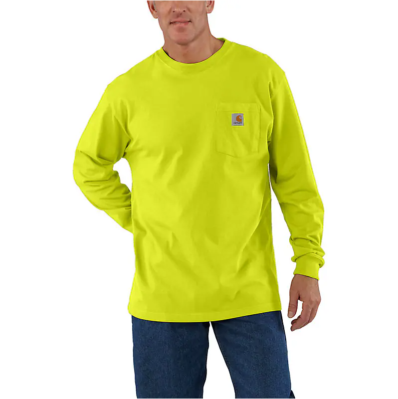 CARHARTT - LOOSE FIT HEAVYWEIGHT LONG SLEEVE POCKET T-SHIRT - K126