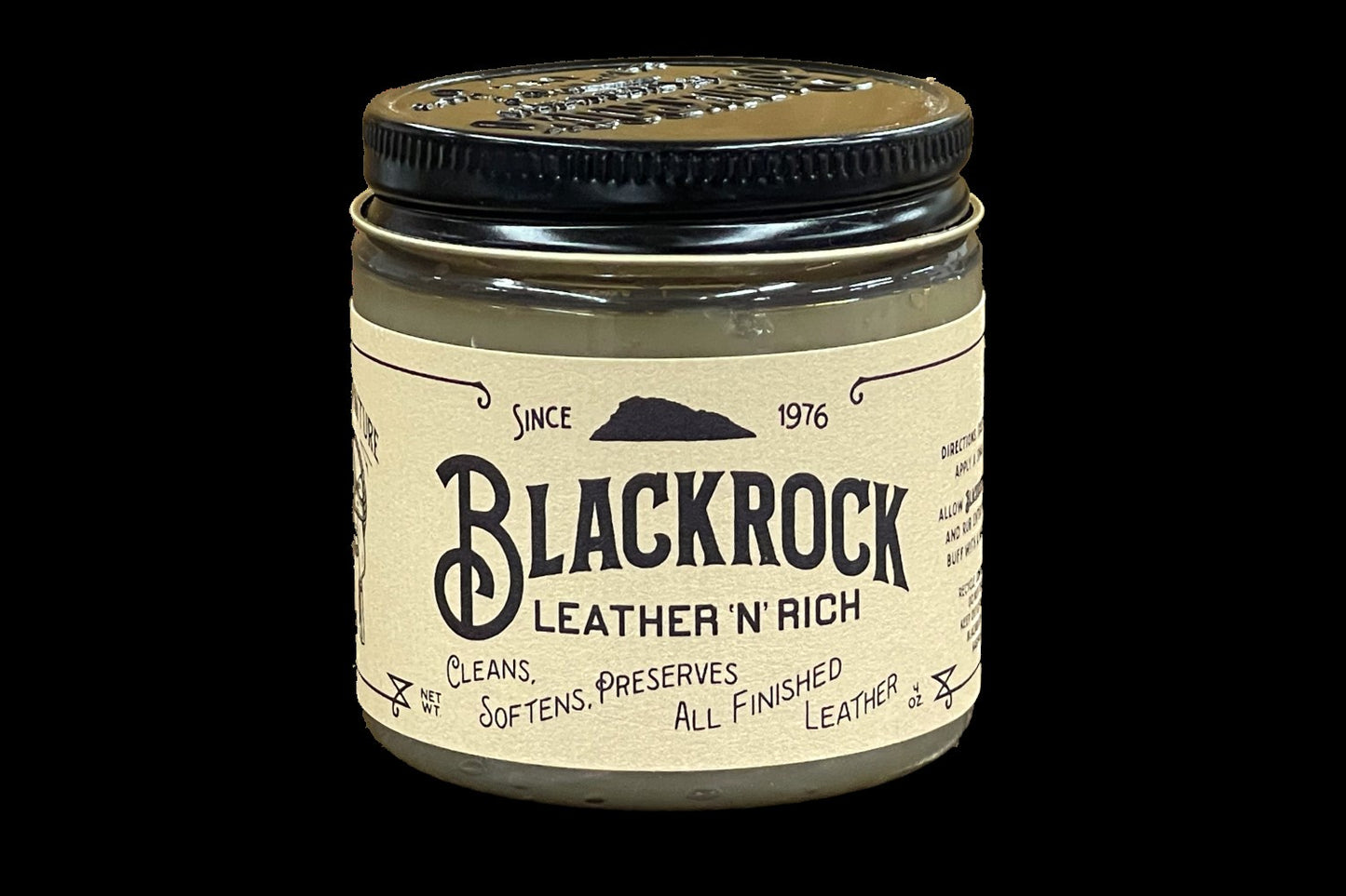MONTANA LEATHER - BLACK ROCK LEATHER N' RICH