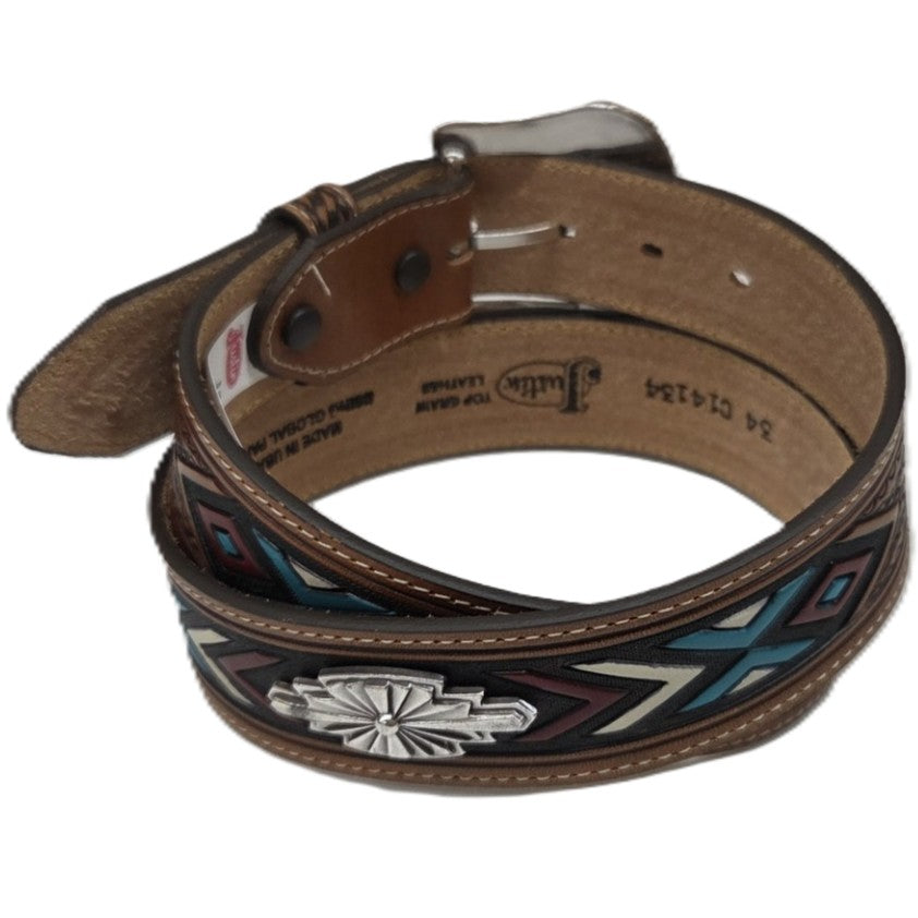 JUSTIN - SUNRISE LEATHER BELT
