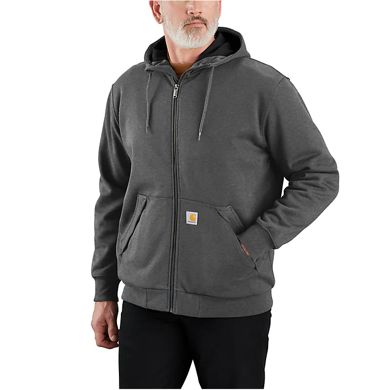CARHARTT - RAIN DEFENDER LOOSE FIT MIDWEIGHT THERMAL-LINED FULL-ZIP SWEATSHIRT - 104078