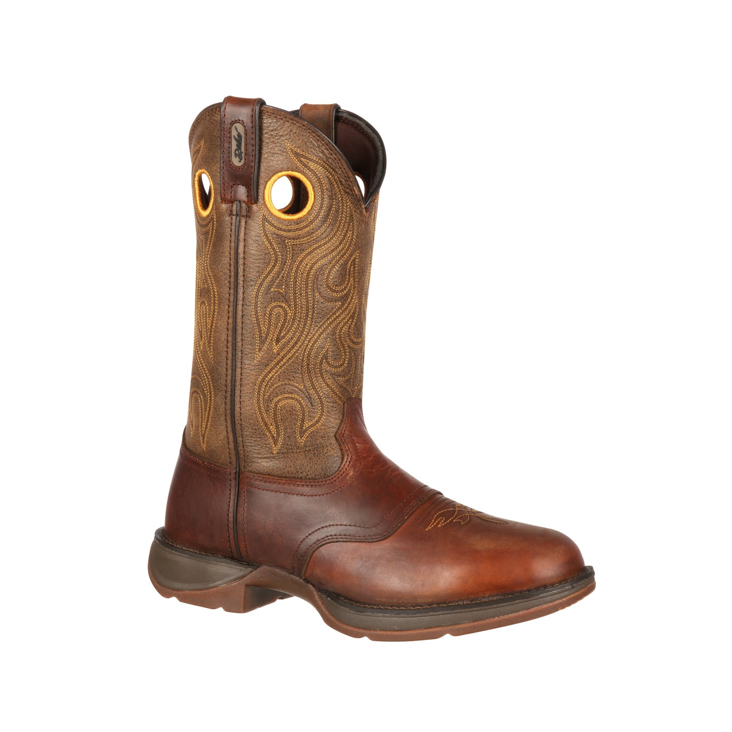 DURANGO - 12" REBEL BROWN SADDLE WESTERN BOOT - DB5468