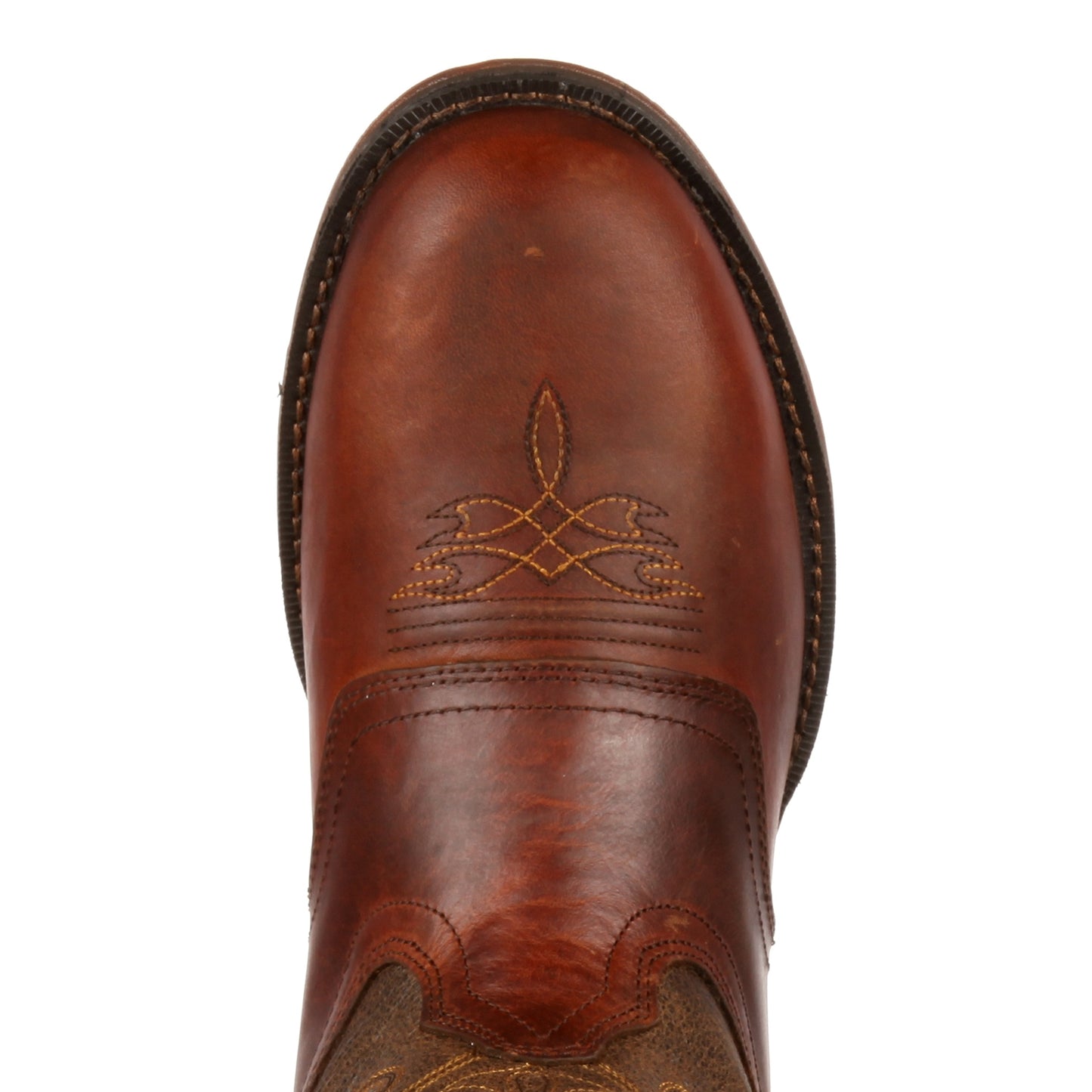 DURANGO - 12" REBEL BROWN SADDLE WESTERN BOOT - DB5468