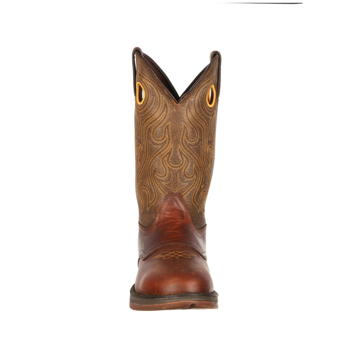 DURANGO - 12" REBEL BROWN SADDLE WESTERN BOOT - DB5468