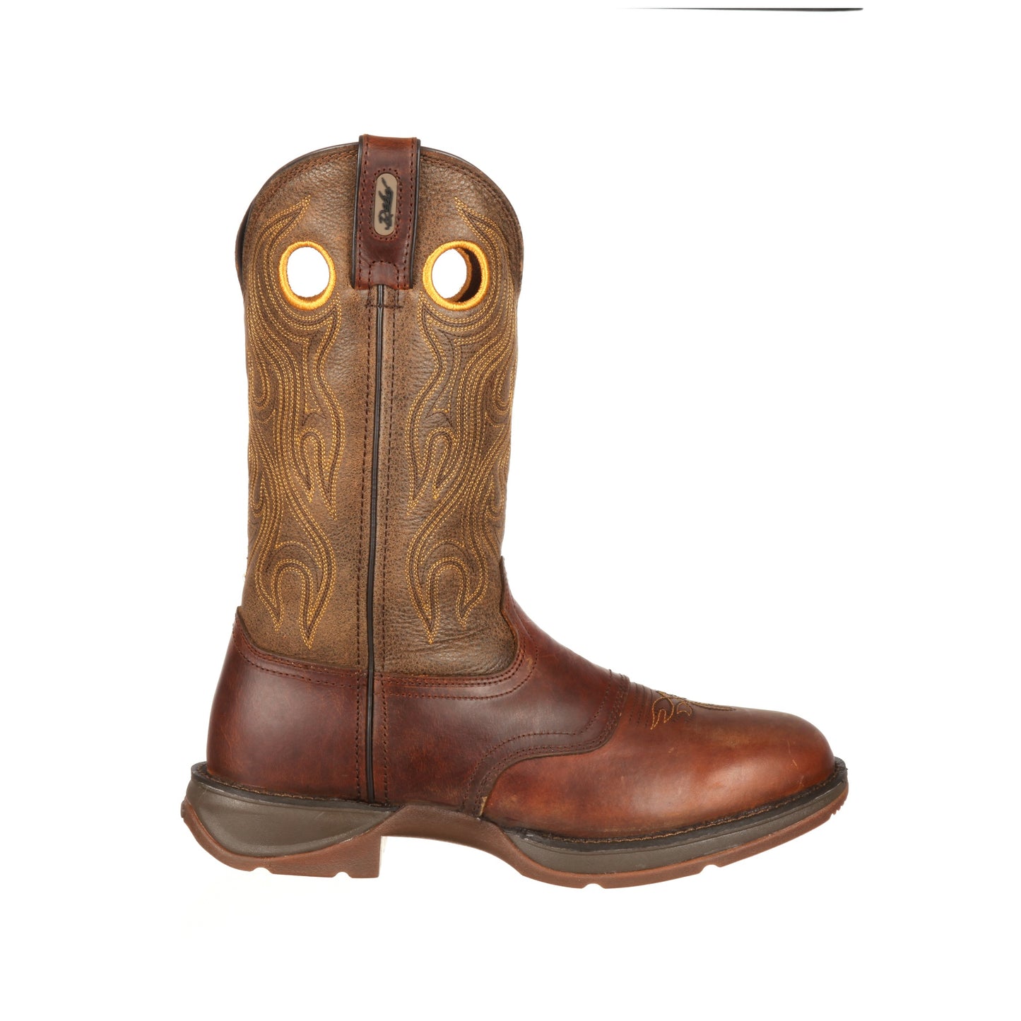 DURANGO - 12" REBEL BROWN SADDLE WESTERN BOOT - DB5468