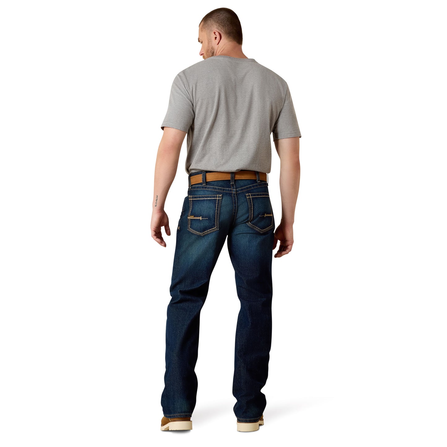 ARIAT - REBAR M4 RELAXED DURASTRETCH EDGE BOOT CUT JEAN - 10022608