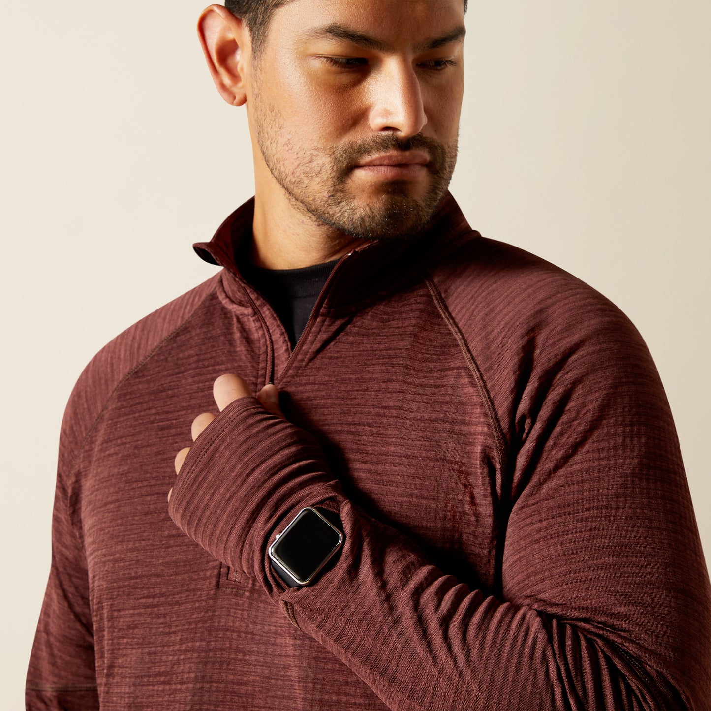 ARIAT - REBAR GRIDWORK BASELAYER 1/4 ZIP T-SHIRT - 10062609