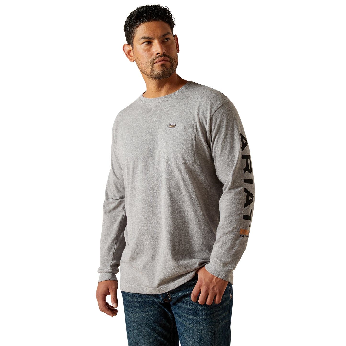 ARIAT - REBAR COTTON STRONG STANDARD LOGO POCKET T-SHIRT - 10062754