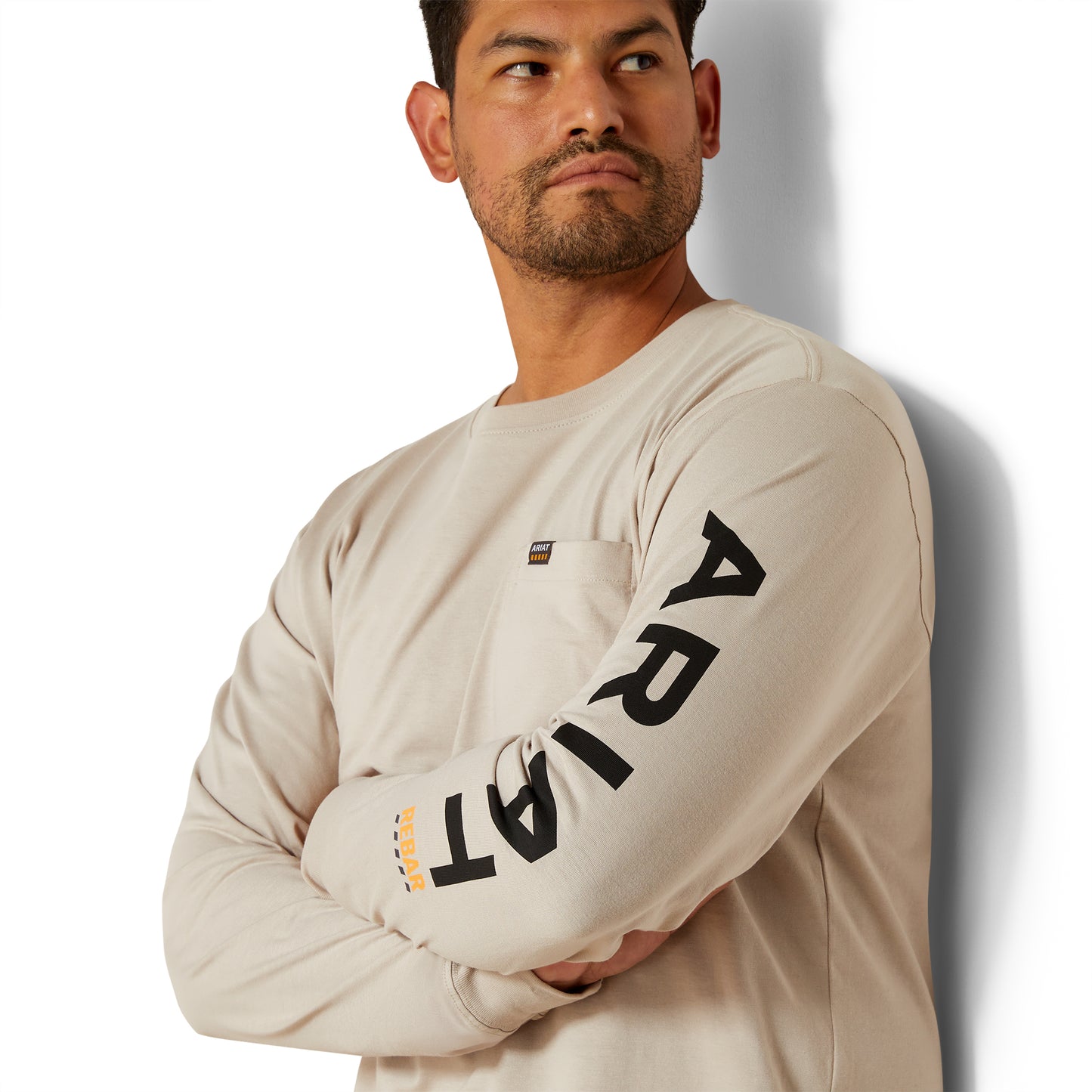 ARIAT - REBAR COTTON STRONG STANDARD LOGO POCKET T-SHIRT - 10062756