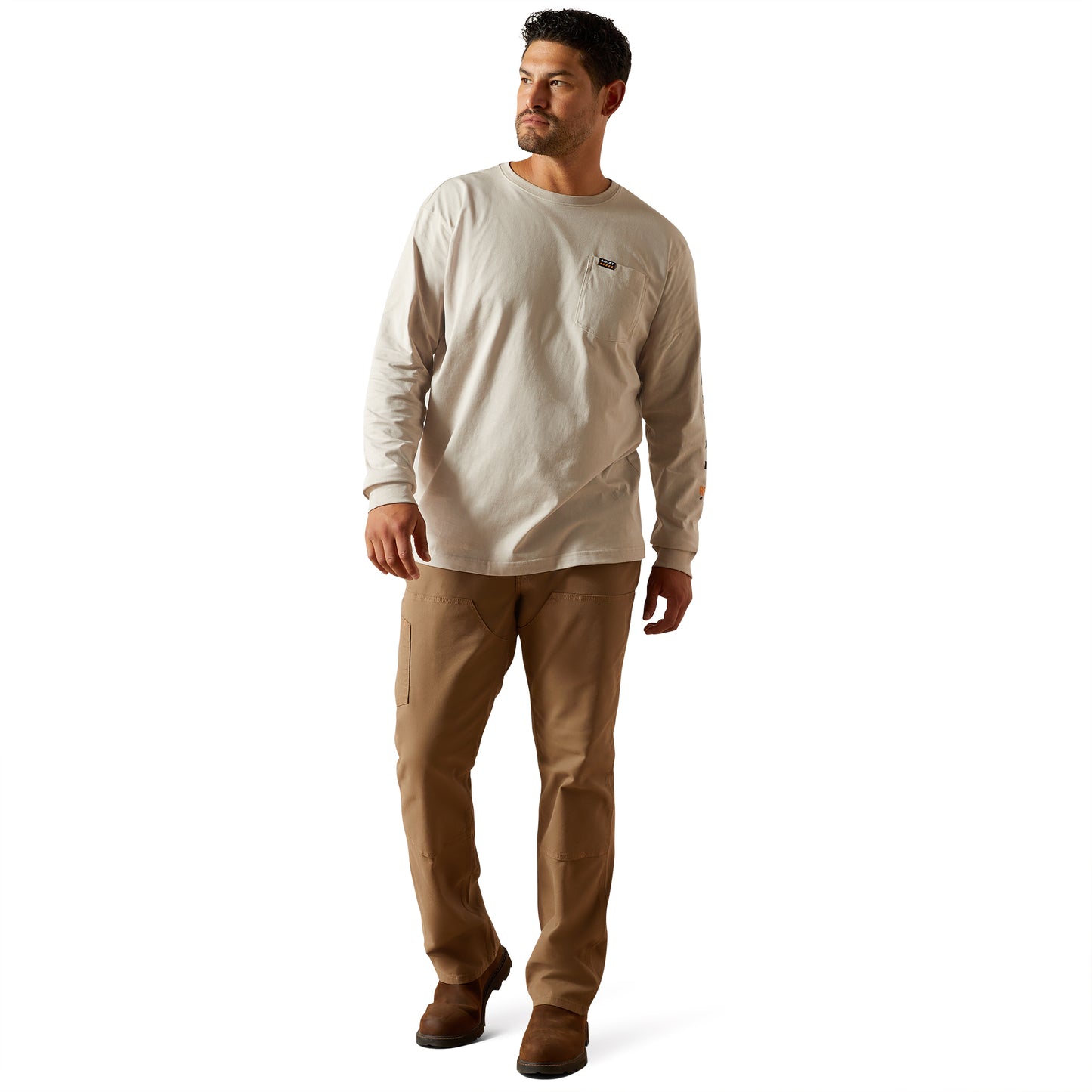 ARIAT - REBAR COTTON STRONG STANDARD LOGO POCKET T-SHIRT - 10062756