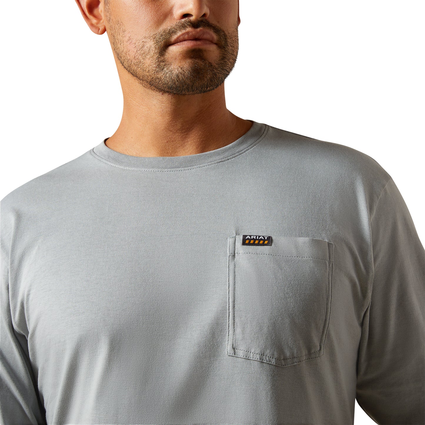 ARIAT - REBAR COTTON STRONG STANDARD LOGO POCKET T-SHIRT - 10062757