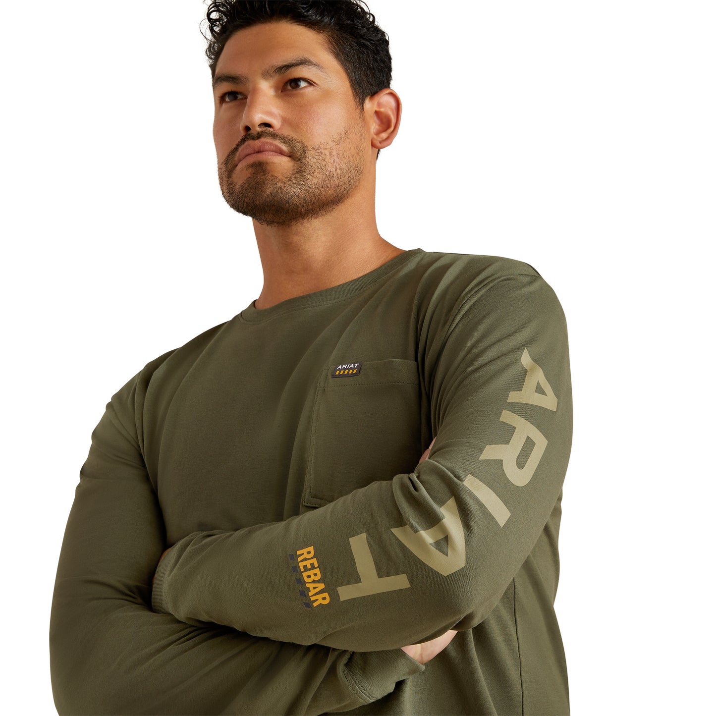 ARIAT - REBAR COTTON STRONG STANDARD LOGO POCKET T-SHIRT - 10062758