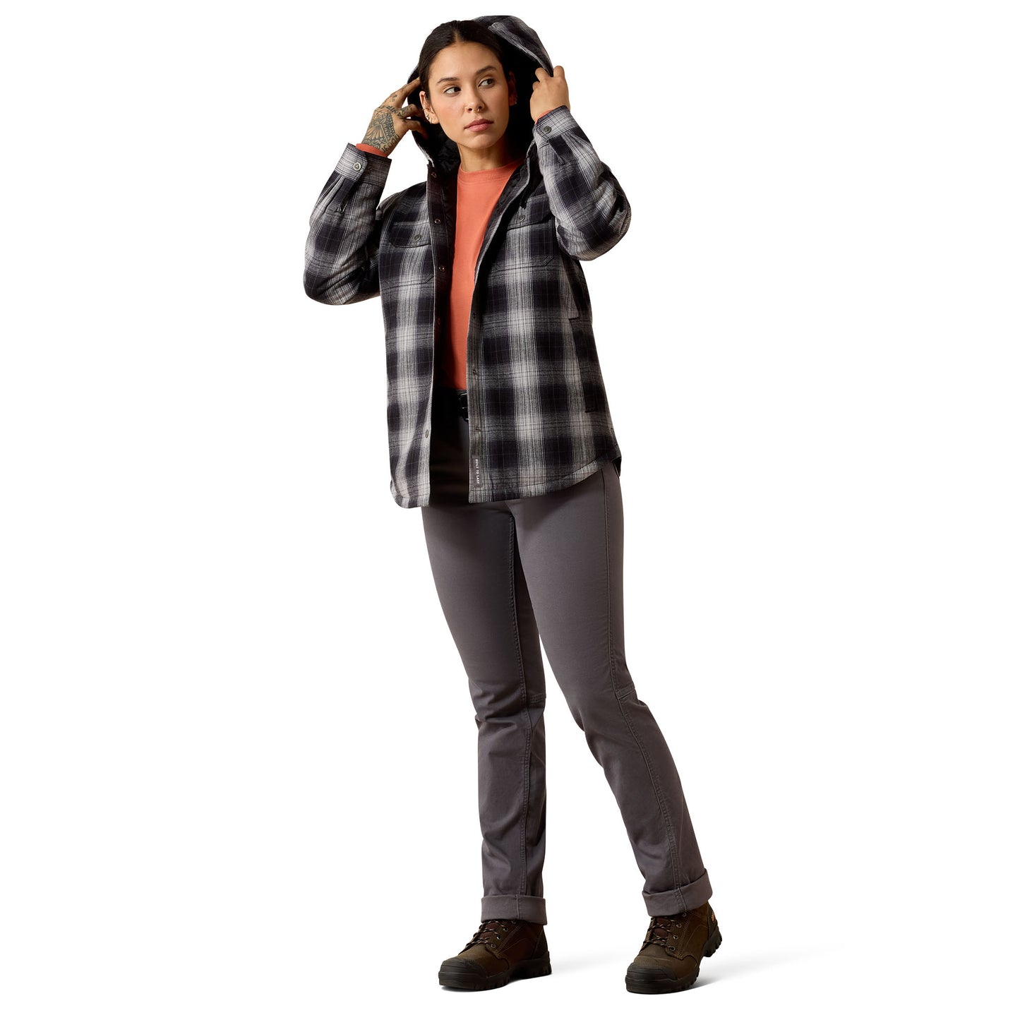ARIAT - REBAR FLANNEL INSULATED SHIRT JACKET - 10062726