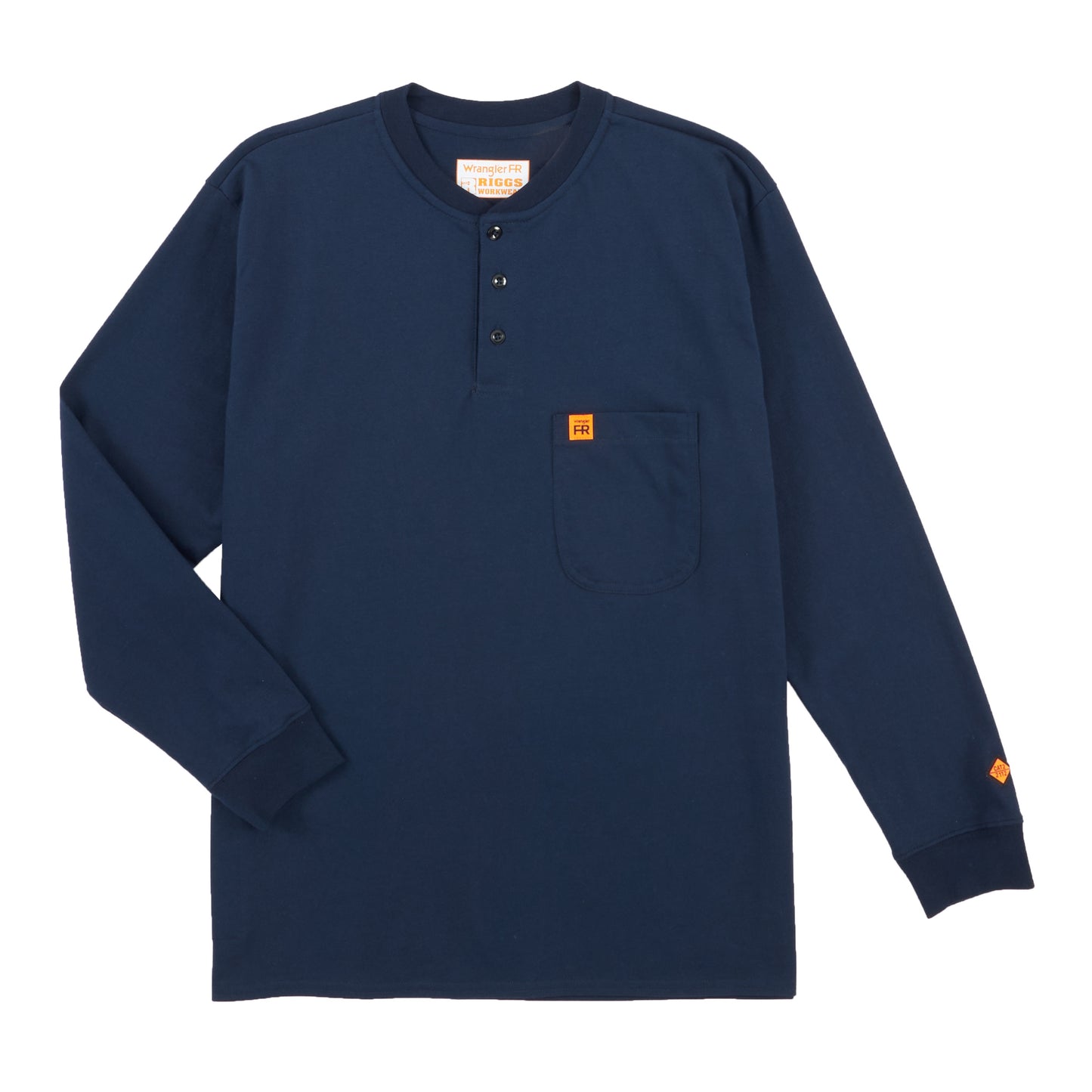WRANGLER FR - WRANGLER FR IL HENLEY - NAVY - FR161NV