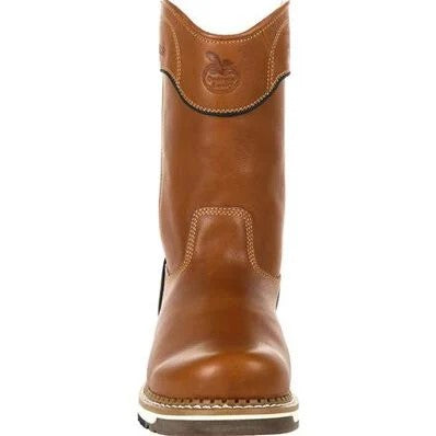 GEORGIA - 10" GEORGIA BOOT AMP LT WEDGE PULL-ON WORK BOOT - GB00349