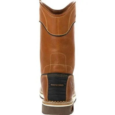 GEORGIA - 10" GEORGIA BOOT AMP LT WEDGE PULL-ON WORK BOOT - GB00349