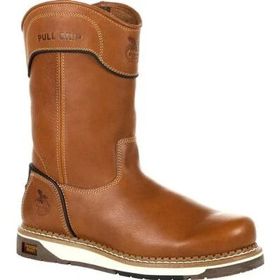 GEORGIA - 10" GEORGIA BOOT AMP LT WEDGE PULL-ON WORK BOOT - GB00349