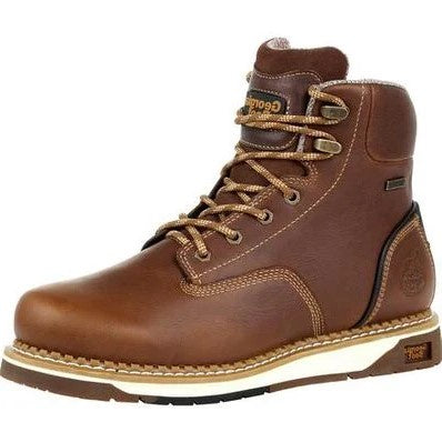 GEORGIA - 6 GEORGIA BOOT AMP LT WEDGE WORK BOOT - WATERPROOF (STEEL TOE) - GB00351