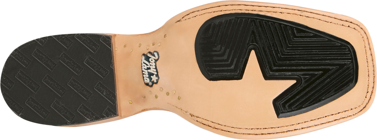 TONY LAMA - 11" JUAN FULL QUILL OSTRICH - BRANDY