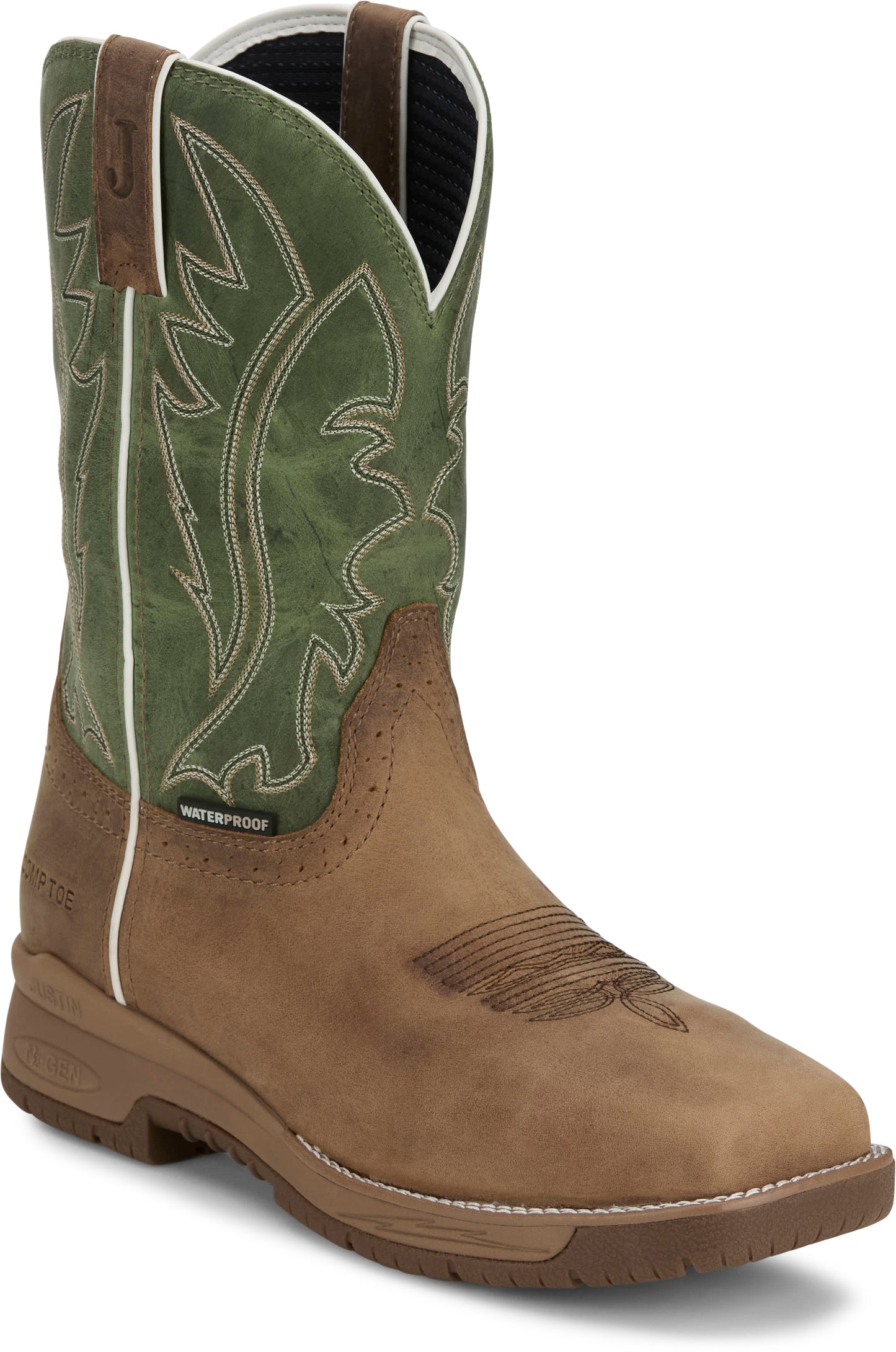 JUSTIN - 11" NITREAD - WATERPROOF (COMPOSITE TOE) - CR3210