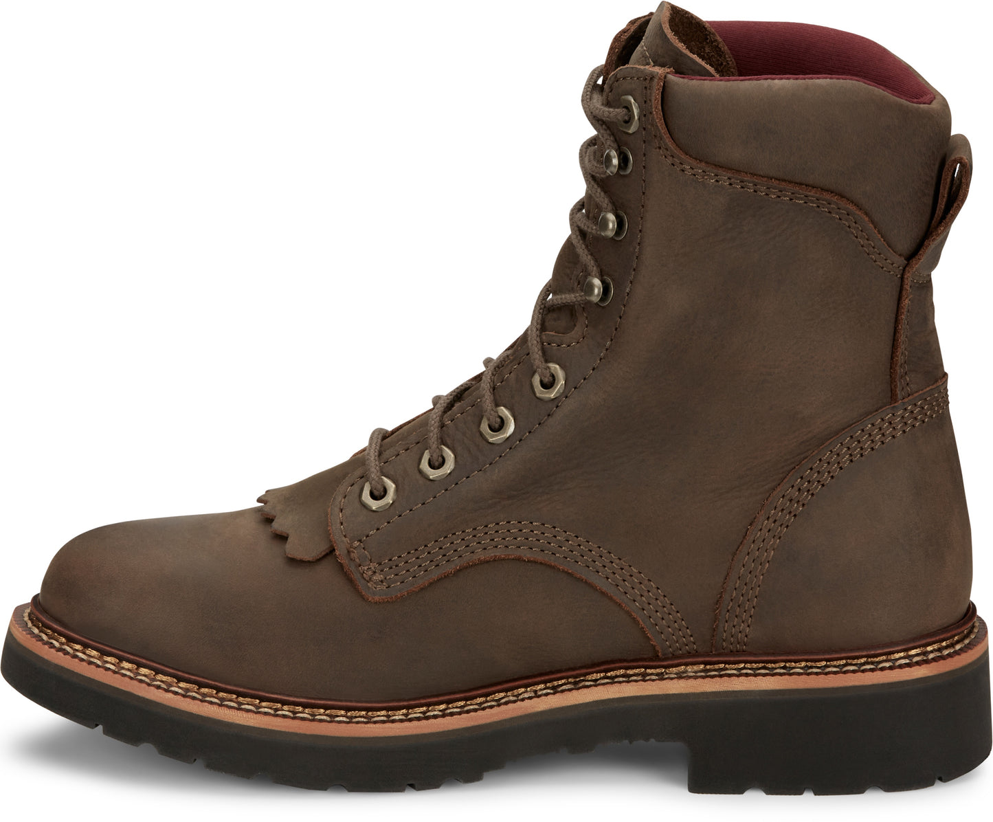 JUSTIN - 8" BLUEPRINT WORK BOOT - AMERICAN MADE - 440