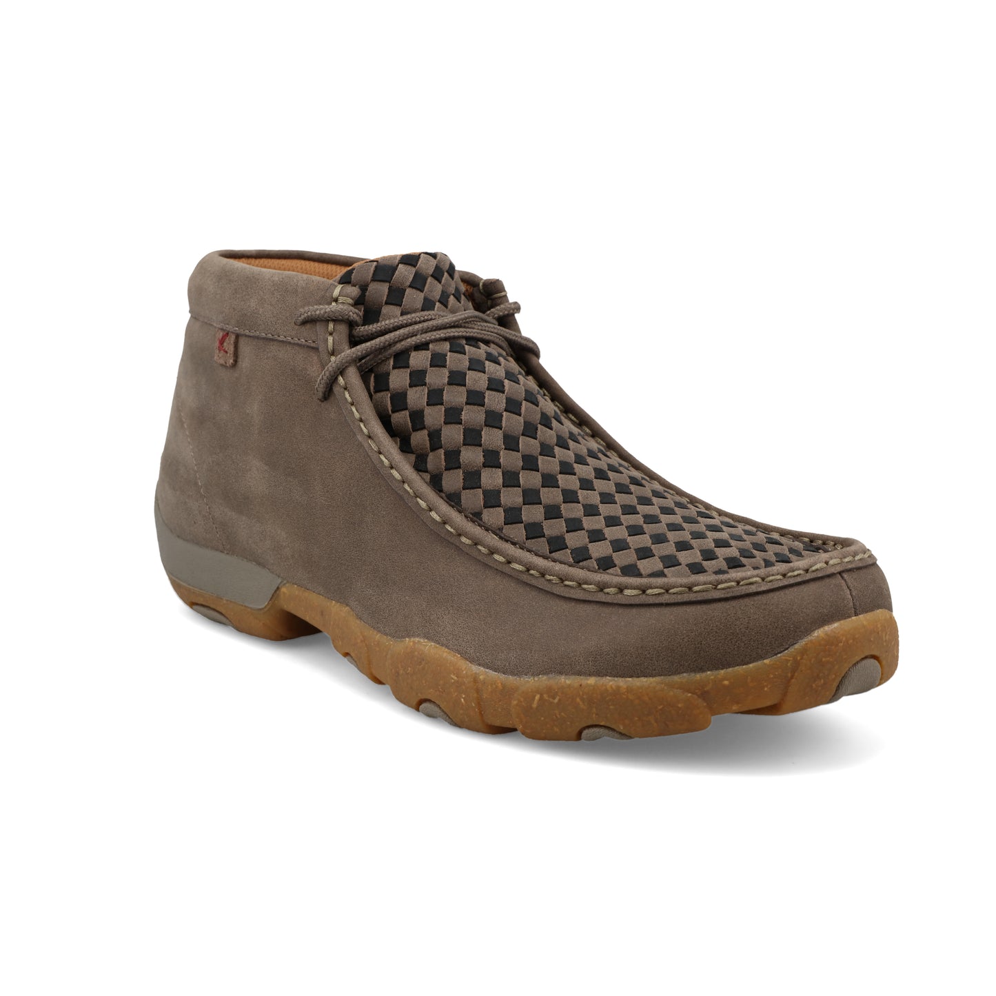 TWISTED X - CHUKKA DRIVING MOC - TAUPE GREY & BLACK - MDM0097