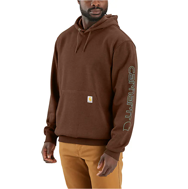 CARHARTT - LOOSE FIT MIDWEIGHT LOGO SLEEVE GRAPHIC SWEATSHIRT - K288-B86