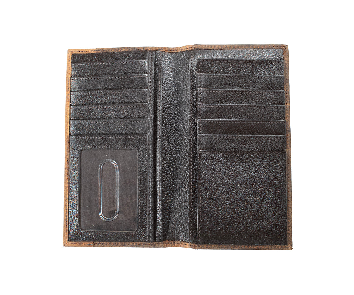 M&F - NOCONA TOP GRAIN TWO-TONE RODEO WALLET