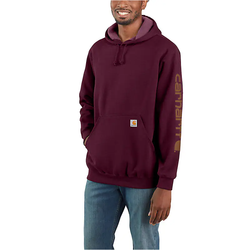 CARHARTT - LOOSE FIT MIDWEIGHT LOGO SLEEVE GRAPHIC SWEATSHIRT - K288-PRT