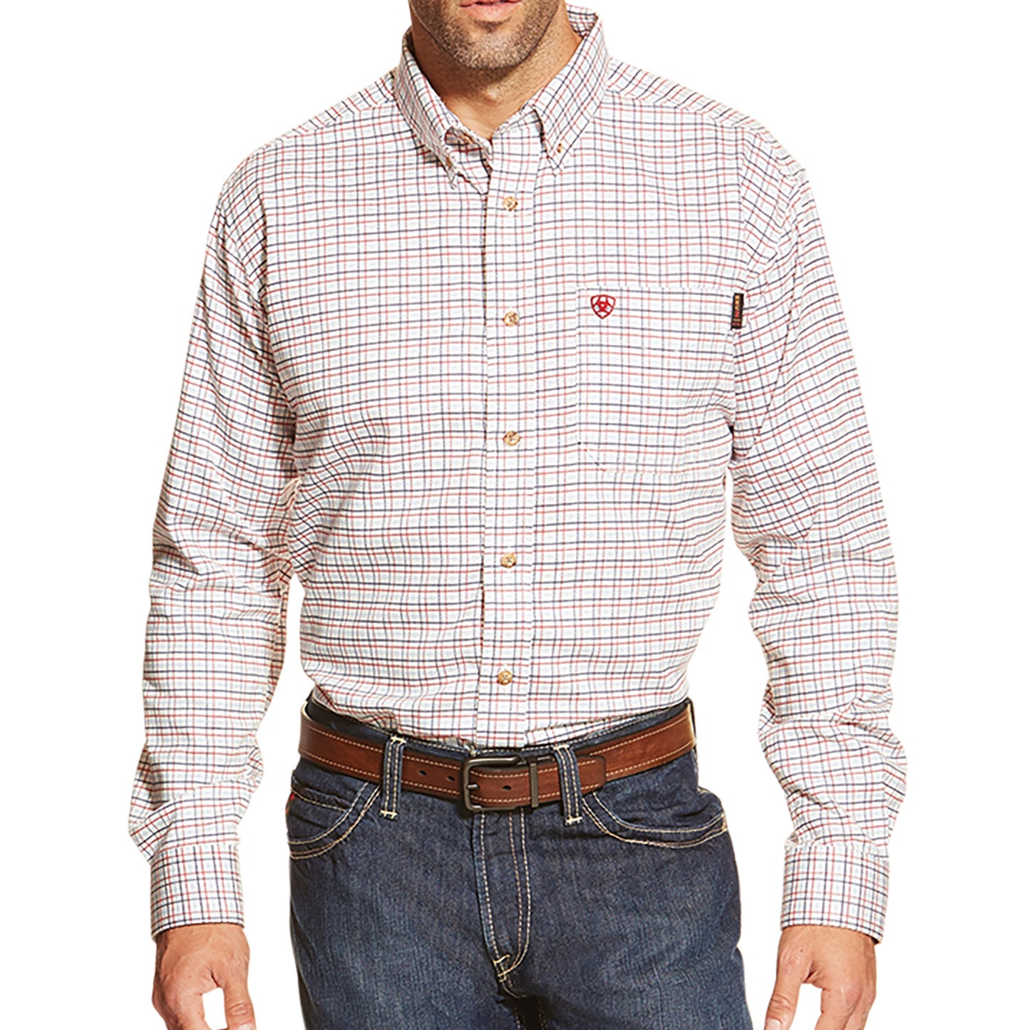 ARIAT FR - RED & BLUE CROSSHATCH