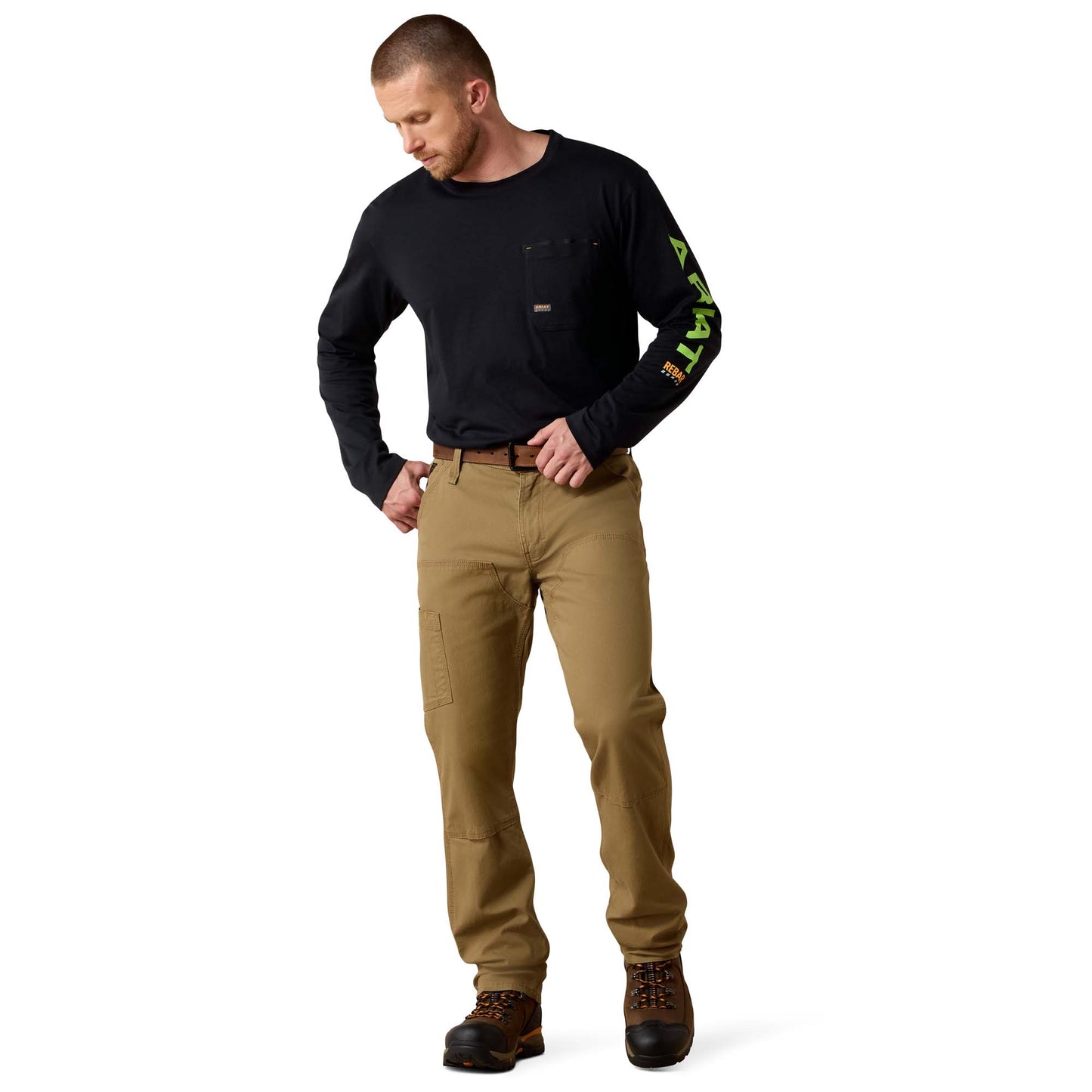 ARIAT - REBAR M4 RELAXED DURASTRETCH MADE TOUGH DOUBLE FRONT STACKABLE STRAIGHT LEG PANT - 10030232