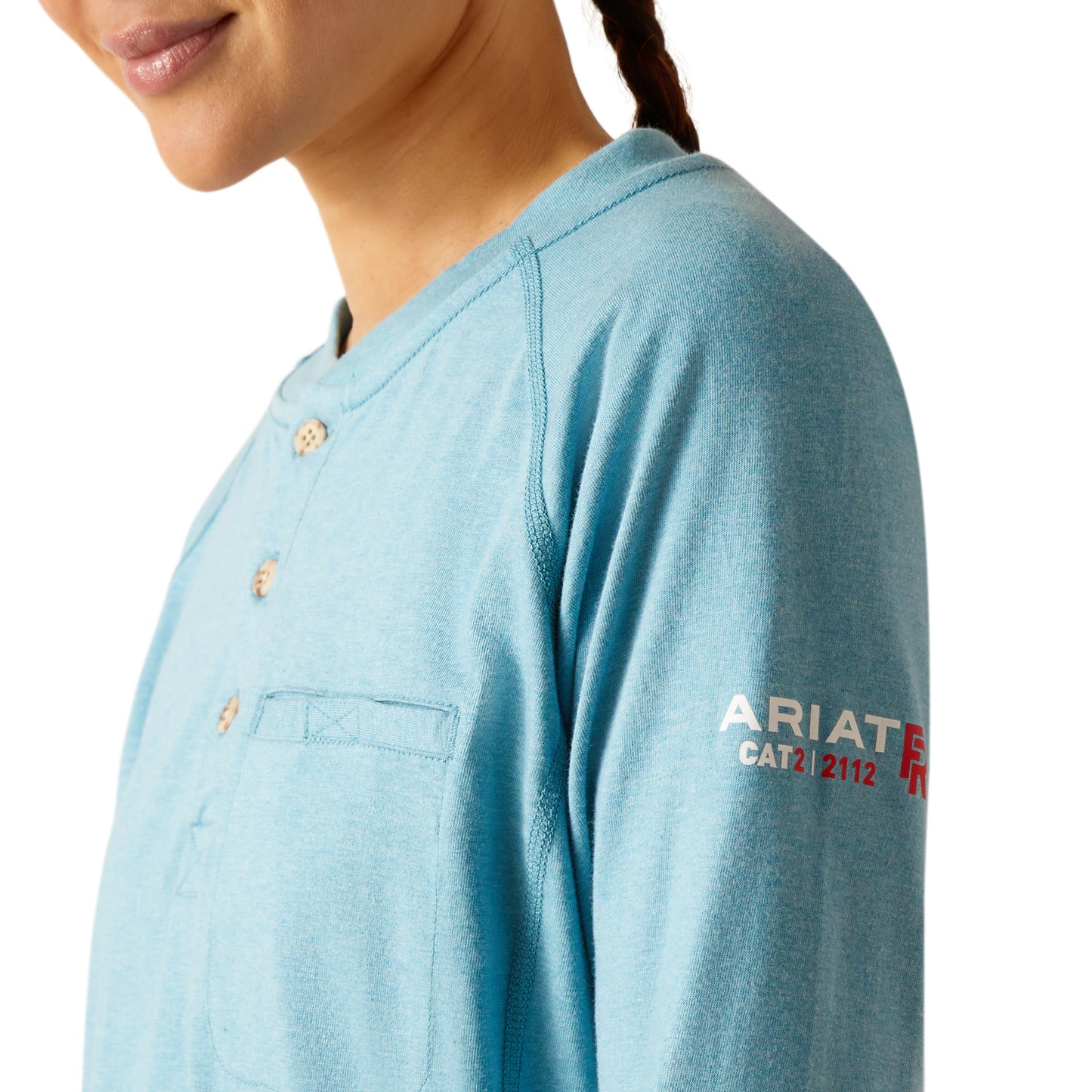 ARIAT FR - WOMEN'S FR AIR HENLEY TOP - 10048788