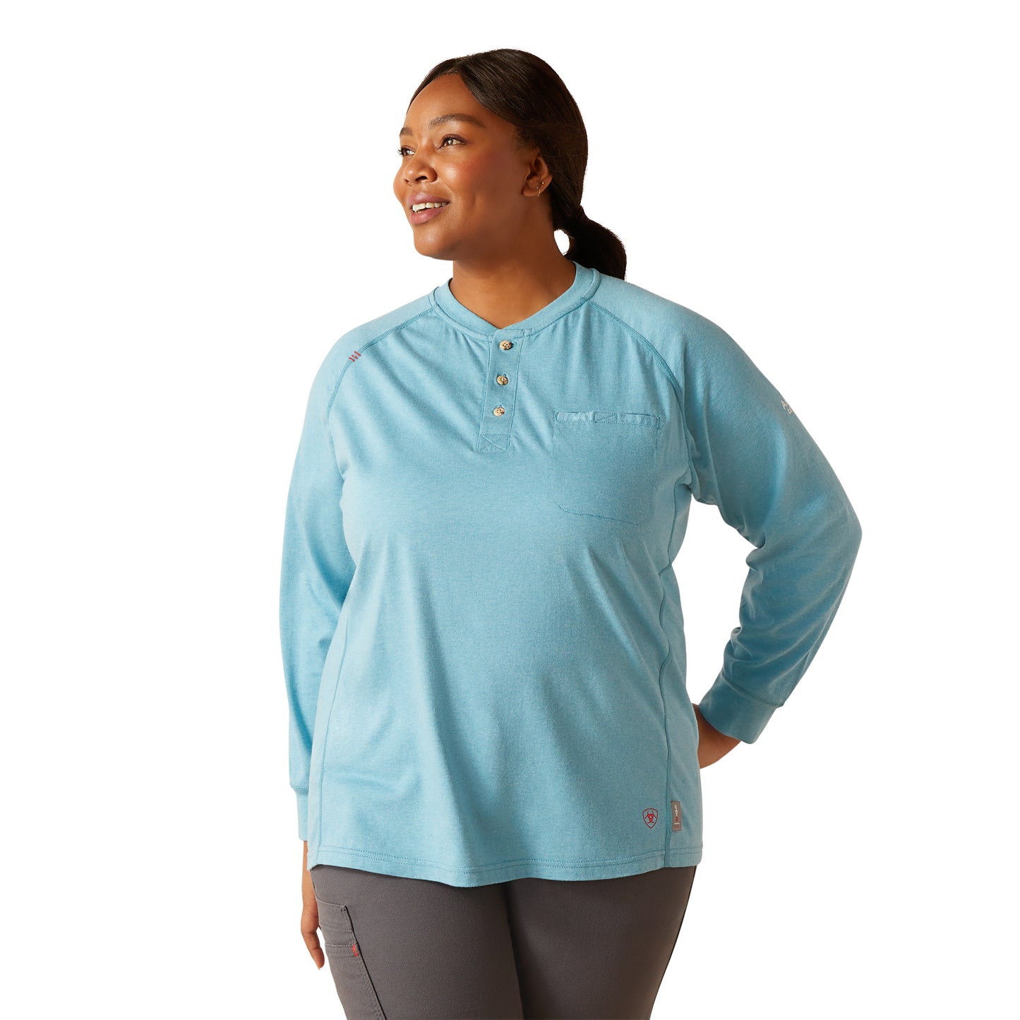 ARIAT FR - WOMEN'S FR AIR HENLEY TOP - 10048788