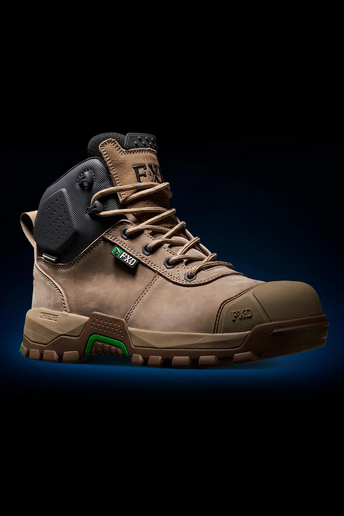 FXD - 4.5" MID CUT WORK BOOT - WATERPROOF (COMPOSITE TOE) - WB2WP