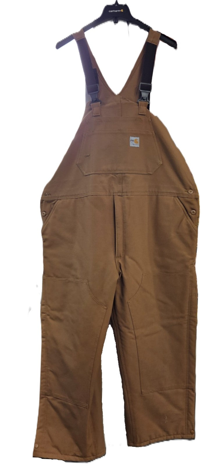 CARHARTT FR - FLAME RESISTANT DUCK CANVAS INSULATED BIB OVERALL - FRR44