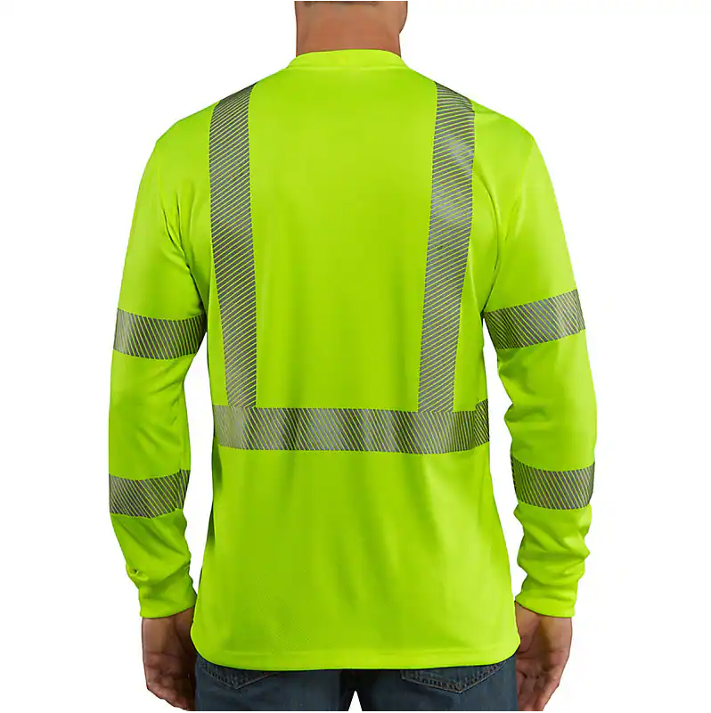 CARHARTT - FORCE HIGH VISIBILITY LONG SLEEVE CLASS 3 T-SHIRT - 100496