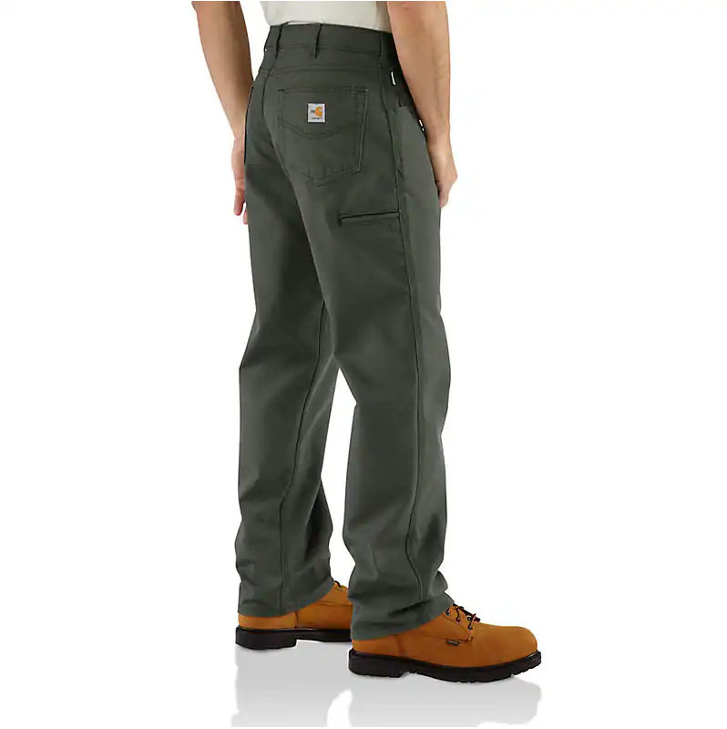 CARHARTT FR - FLAME RESISTANT MIDWEIGHT CANVAS PANT-LOOSE FIT - FRB159-MOS
