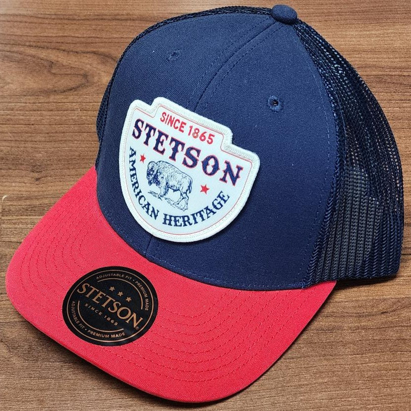 STETSON - AMERICAN HERITAGE BISON PATCH - ONE SIZE FITS ALL - 07-077-0102-0100 BU