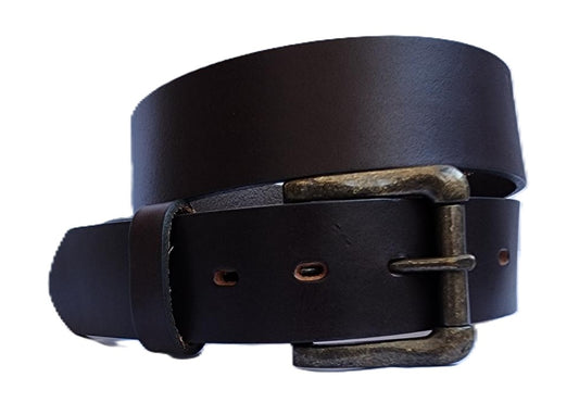 GOLDEN STAG - FULLGRAIN BACKSTRAP LEATHER BELT OIL TANNED - B123