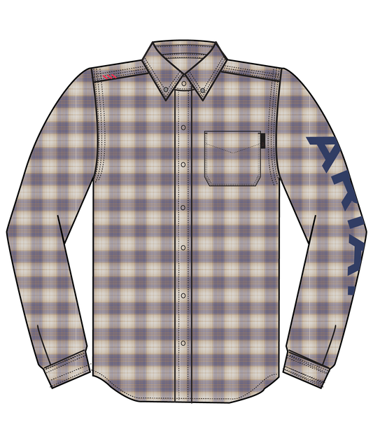 ARIAT FR - FR CRENSHAW LOGO WORK SHIRT - 10054460